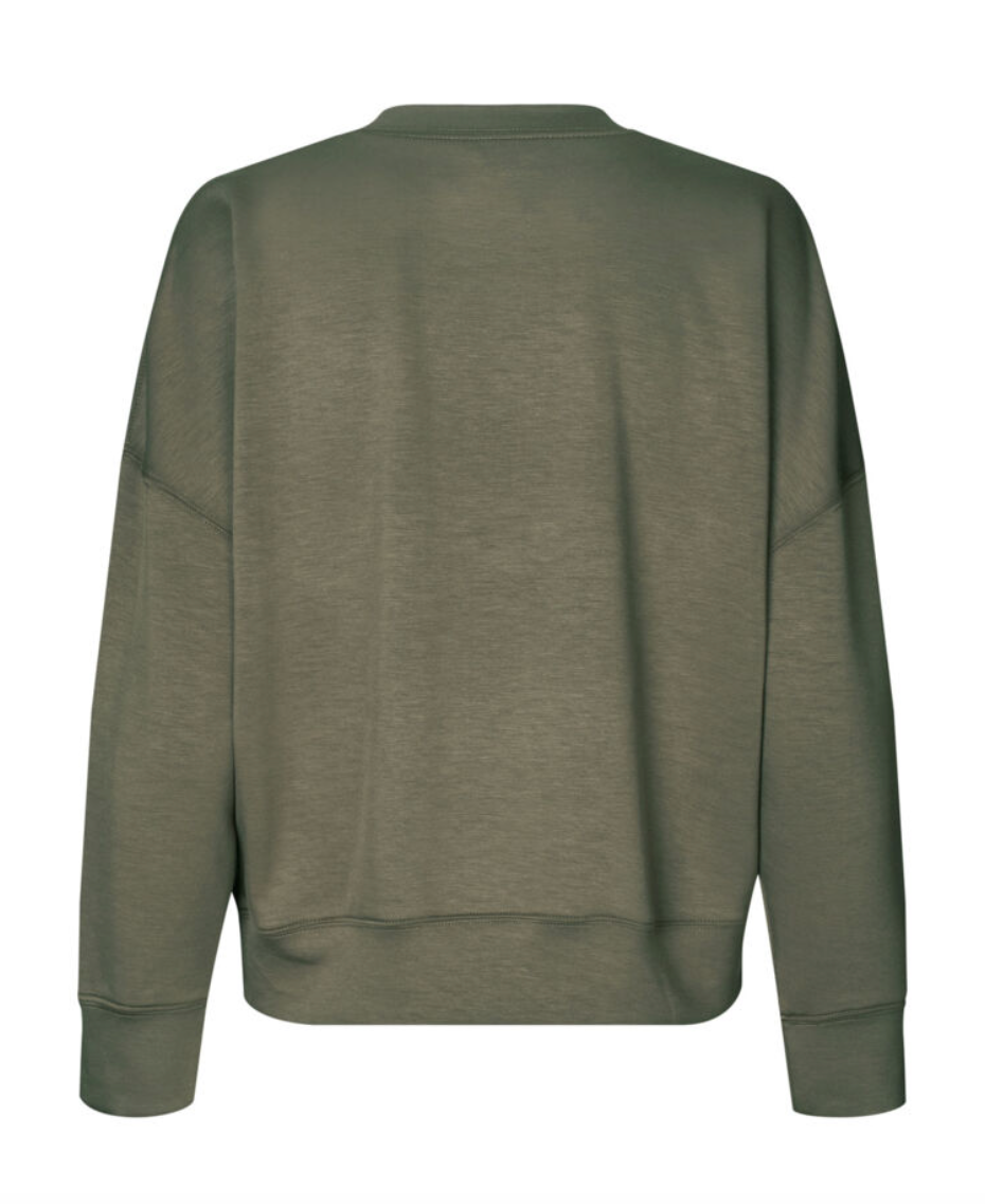 Mbym Gill Sweatshirt Green Leaf