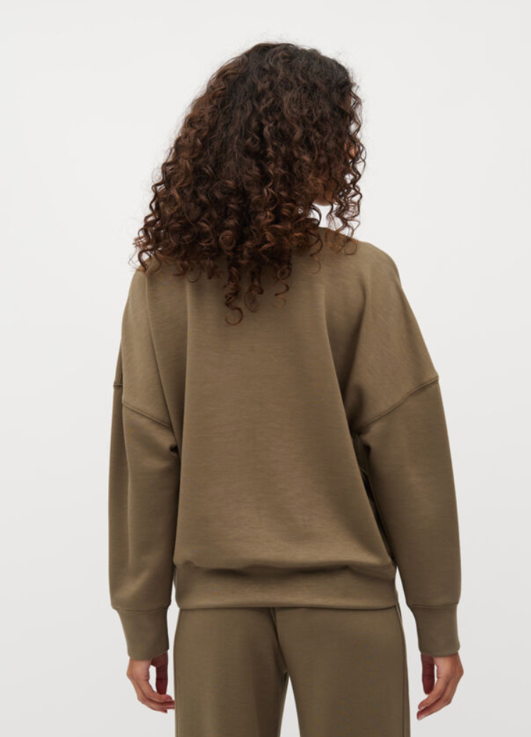 Mbym Gill Sweatshirt Green Leaf