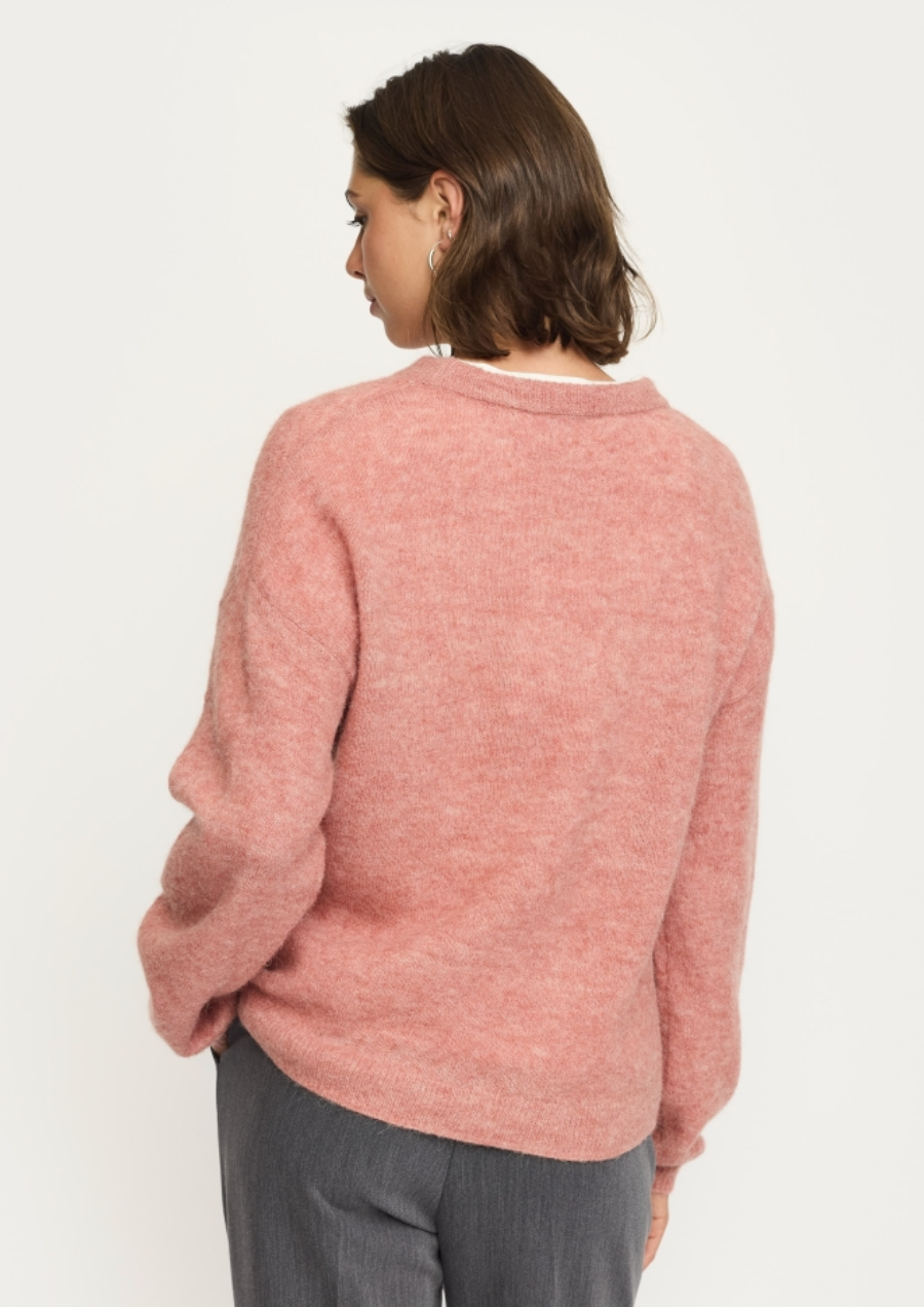Soft Rebels Allison Knit Rose Dawn Melange