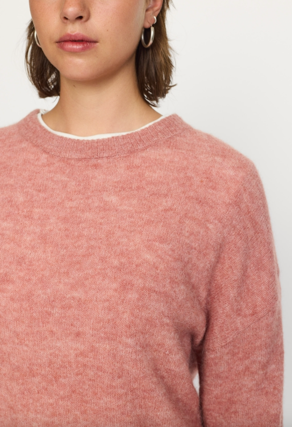 Soft Rebels Allison Knit Rose Dawn Melange