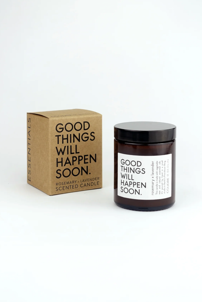 COUDRE Berlin Good Things Will Happen Soon Rosemary Lavender Candle