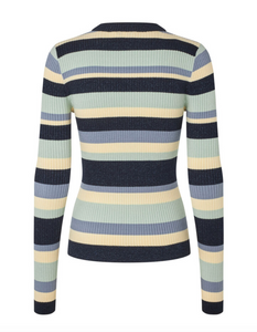 Mbym Minnie Lurex Shirt Stripes