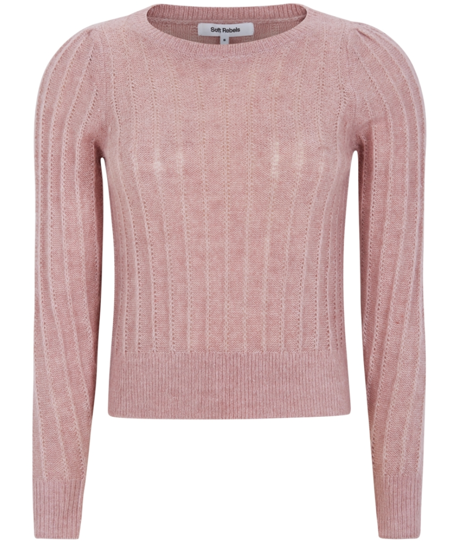 Soft Rebels Tones Knit Misty Rose