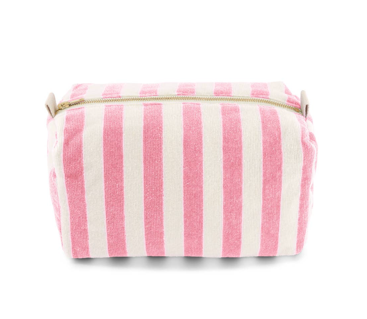 Rose In April Vic Pouch Stripes Strawberry Ecru