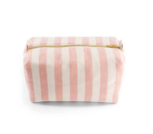 Rose In April Vic Pouch Stripes Light Pink