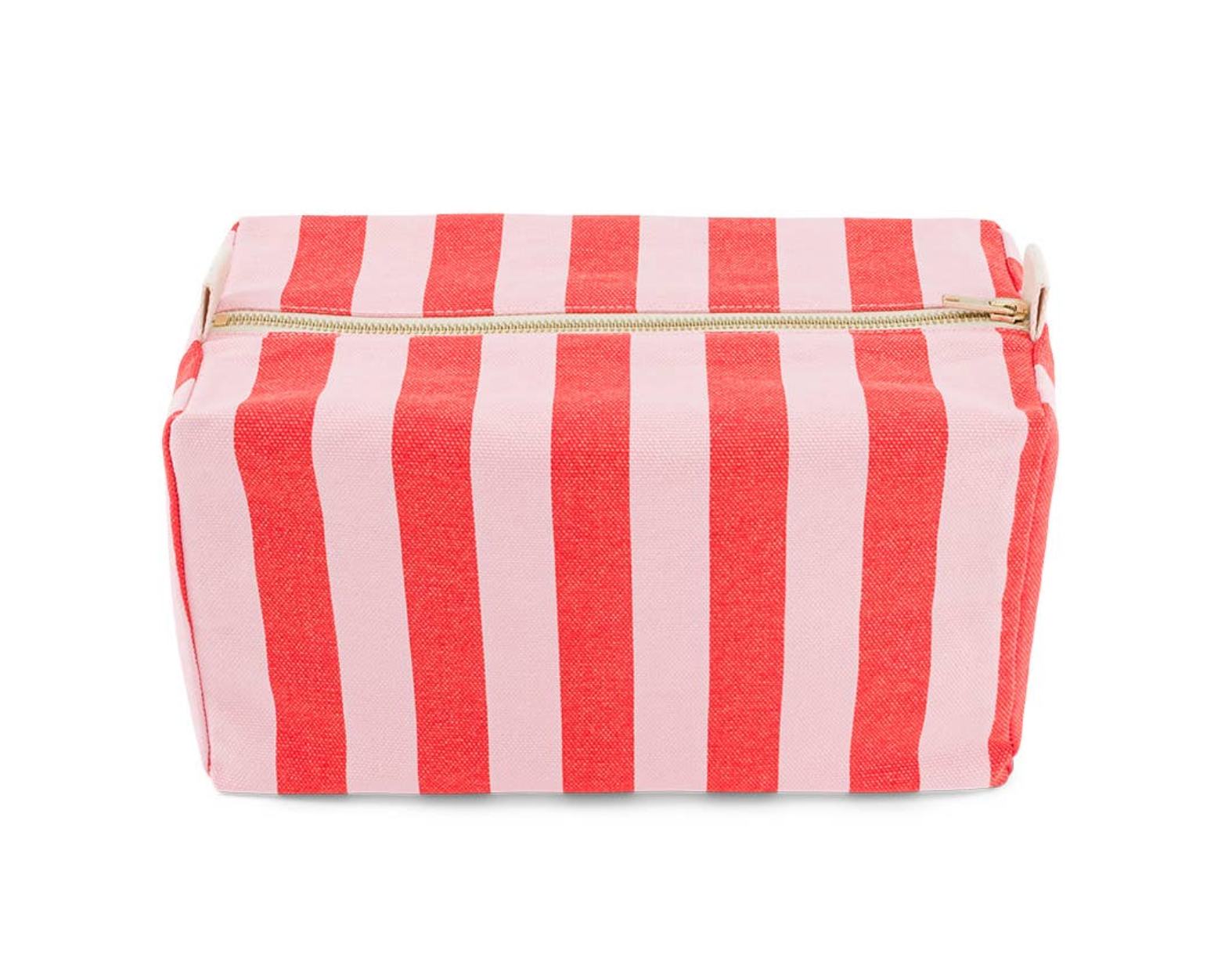 Rose In April Vic Pouch Canvas Stripes Tomato Candy