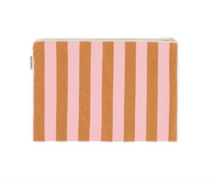Rose In April Lili Canvas Stripes Strawberry Caramel
