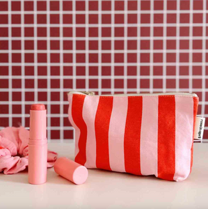 Rose In April Sofia Canvas Stripes Tomato Candy