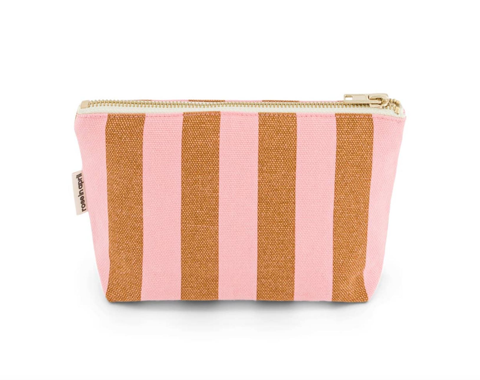 Rose In April Sofia Canvas Stripes Strawberry Caramel