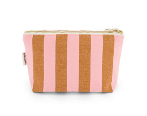 Rose In April Sofia Canvas Stripes Strawberry Caramel