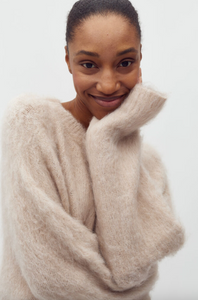 Mbym Gillis Pullover Light Beige