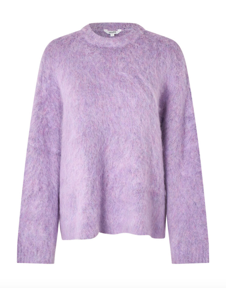 Mbym Gillis Pullover Gentle Violet Melange