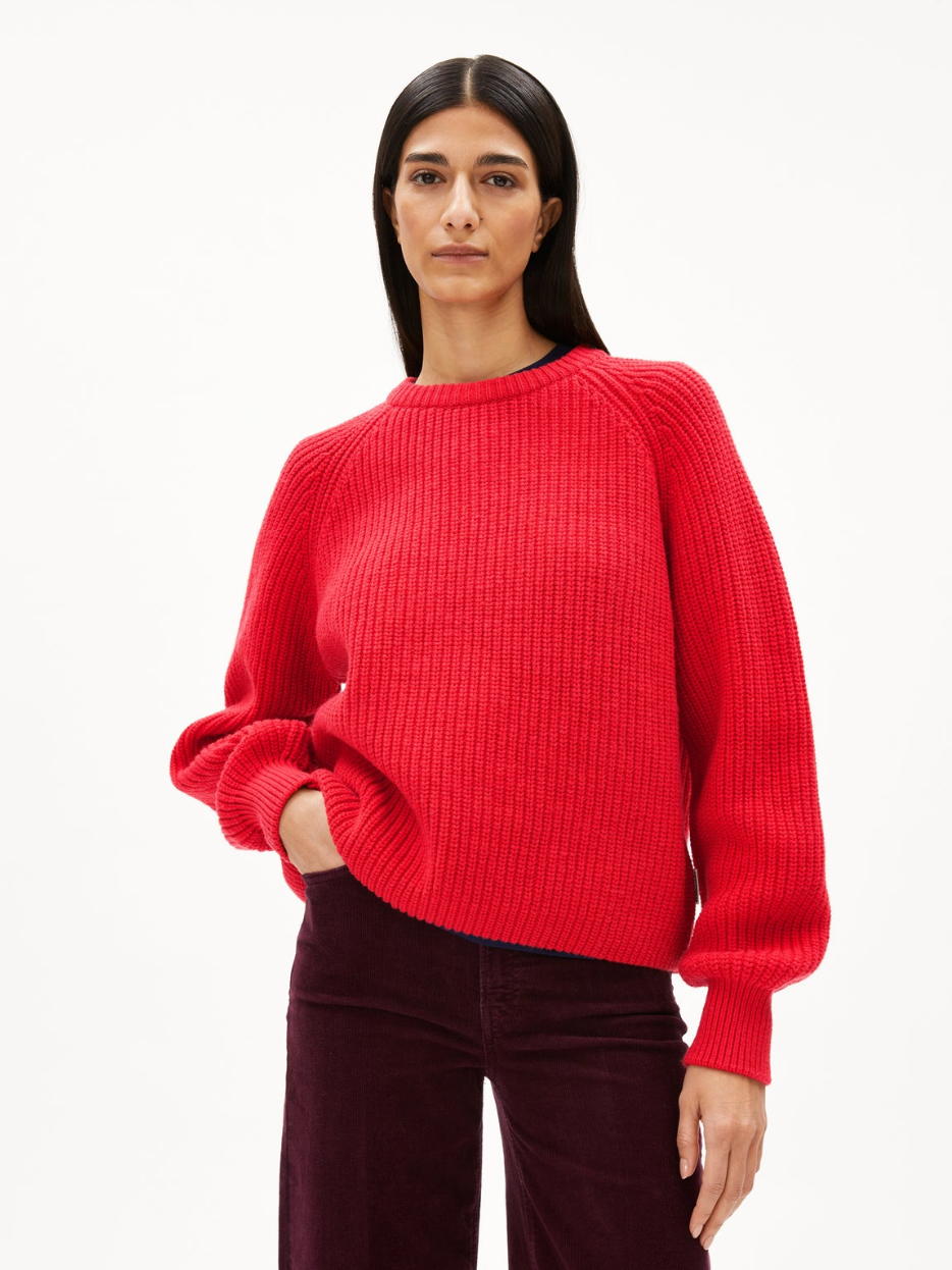Armedangels Kaagi Pullover Candy Apple