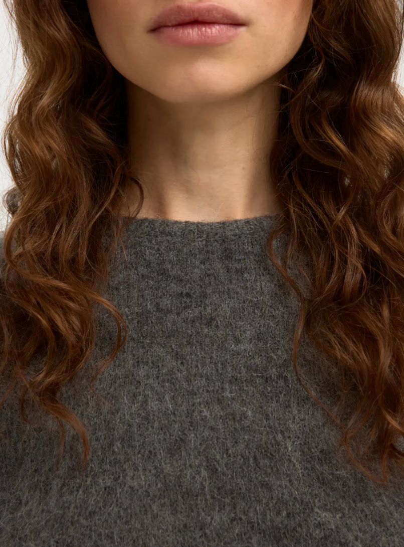 Selected Femme Lulu Brushed Knit O Neck