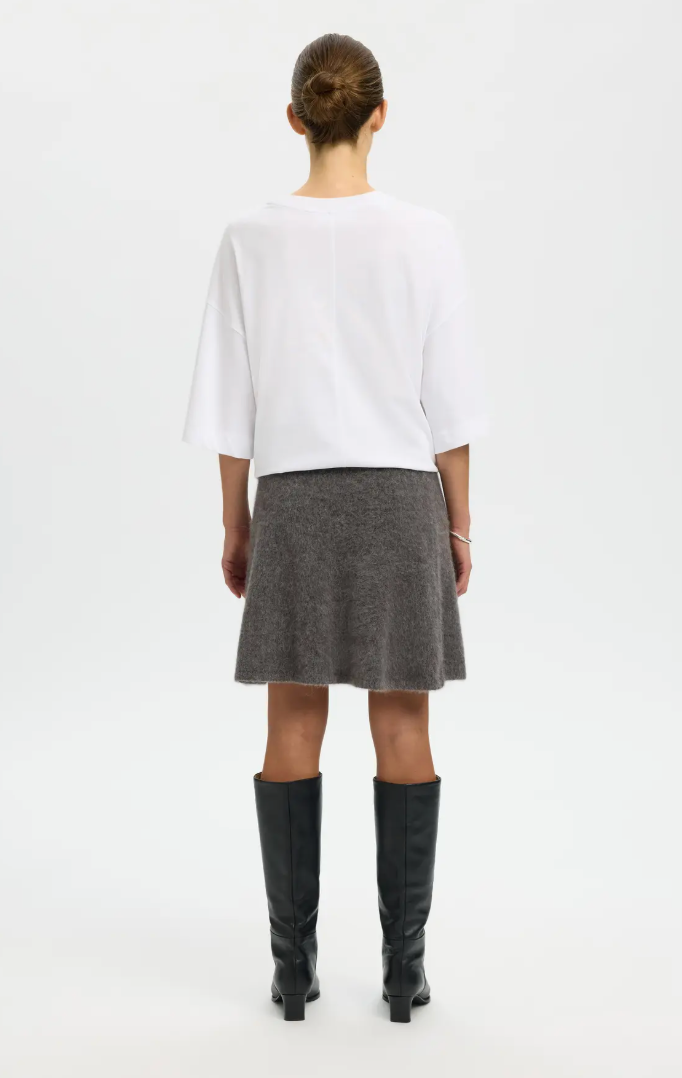 Selected Femme Lulu Brushed Skirt