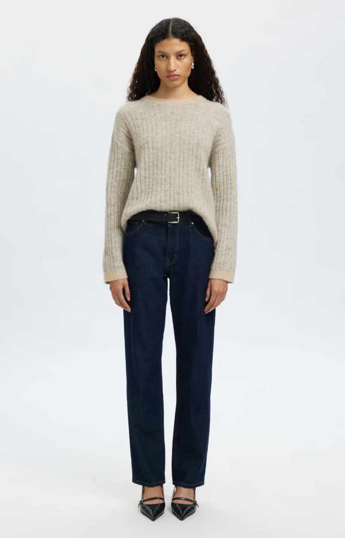 Selected Femme Alva Knit Stripe