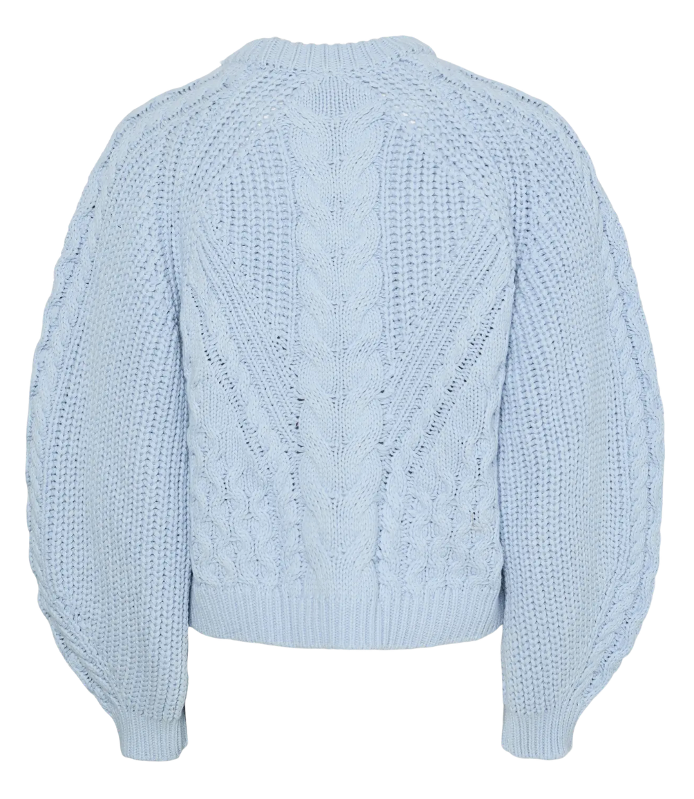 YAS Yasnansa LS Knit Pullover Skyway