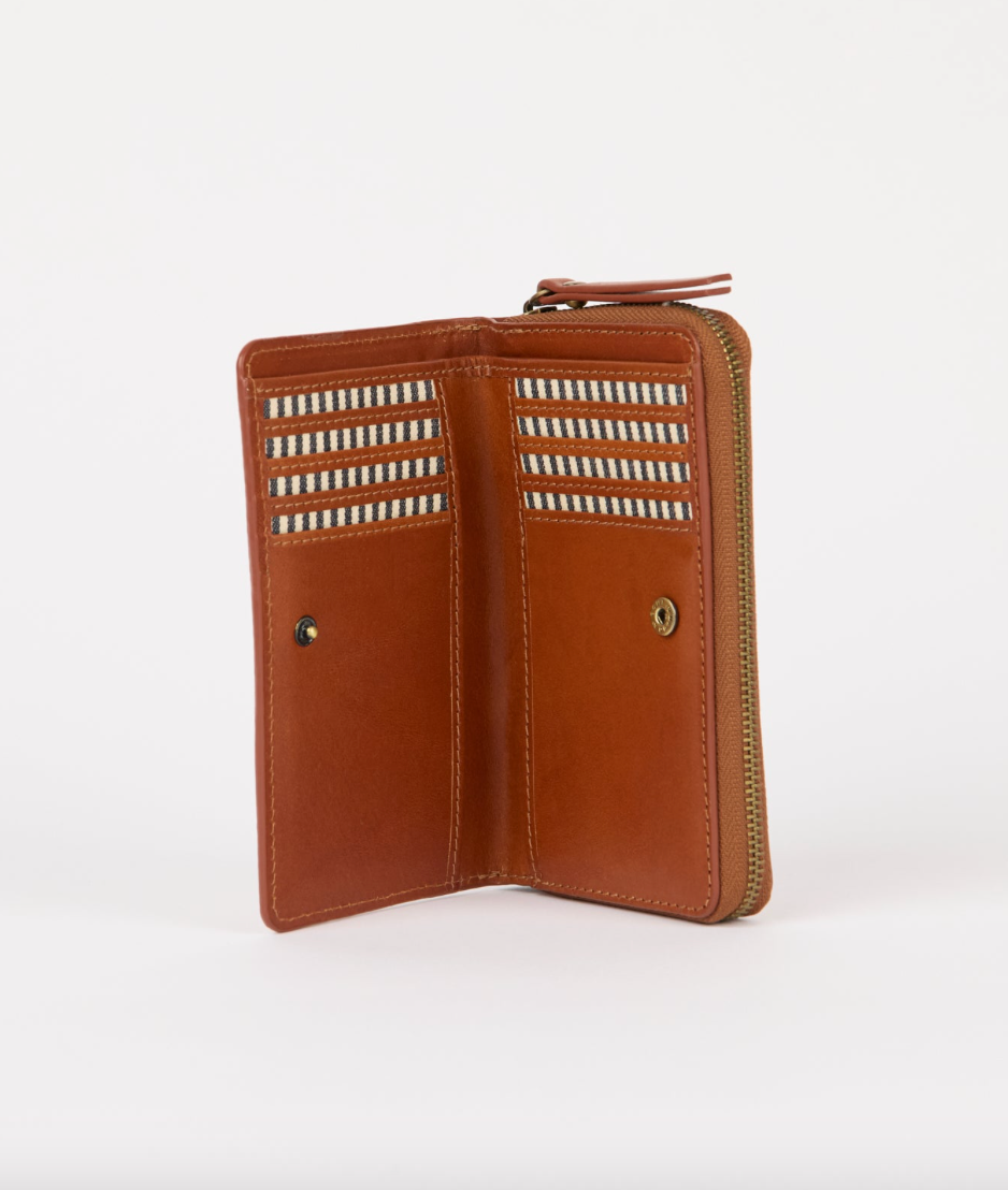 O MY BAG Jett Wallet Cognac