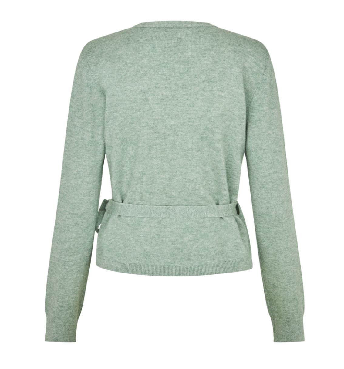 Mbym Larisa Gopi Strickjacke Iceberg Green Melange