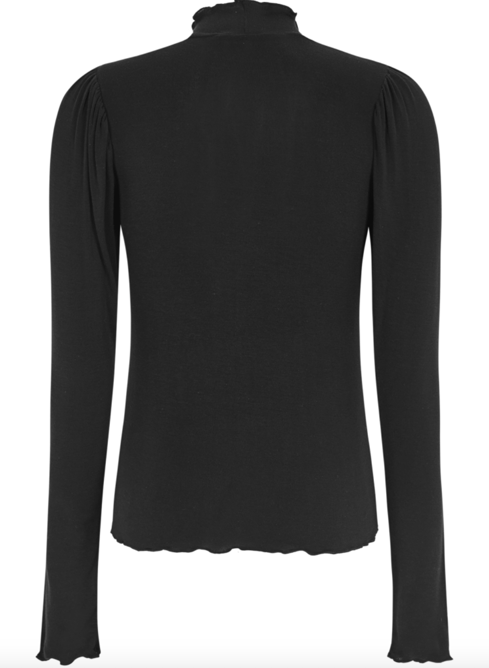 Soft Rebels Roman Frill LS Top Black