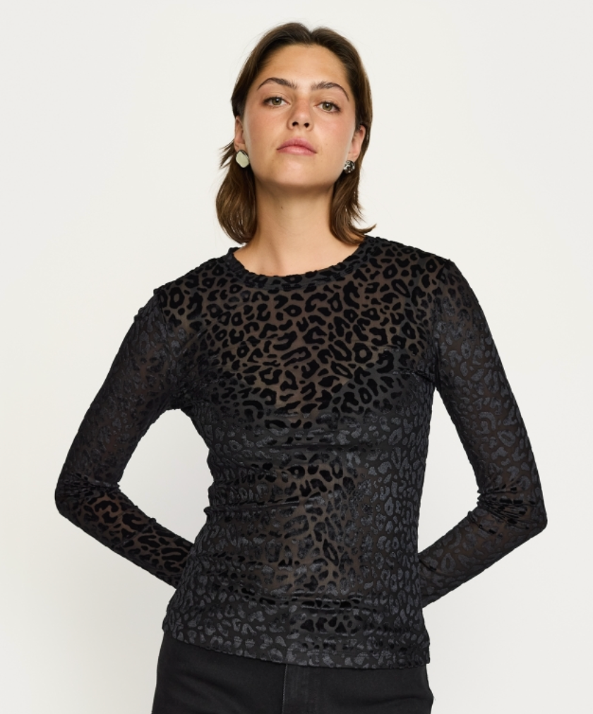 Soft Rebels Zaria Top Black