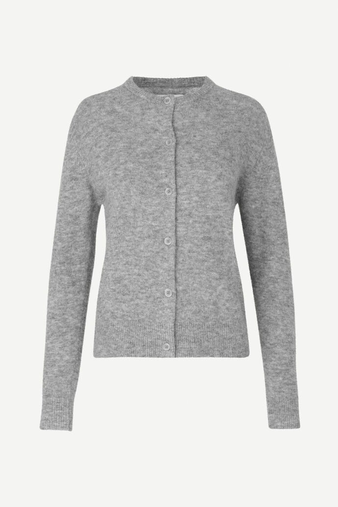 Samsøe Samsøe Nor Short Cardigan Grey Mel