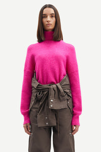 Samsøe Samsøe Pullover Nola Fuchsia Fedora