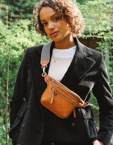 O MY BAG Beck´s Bum Bag Cognac Stromboli Leather