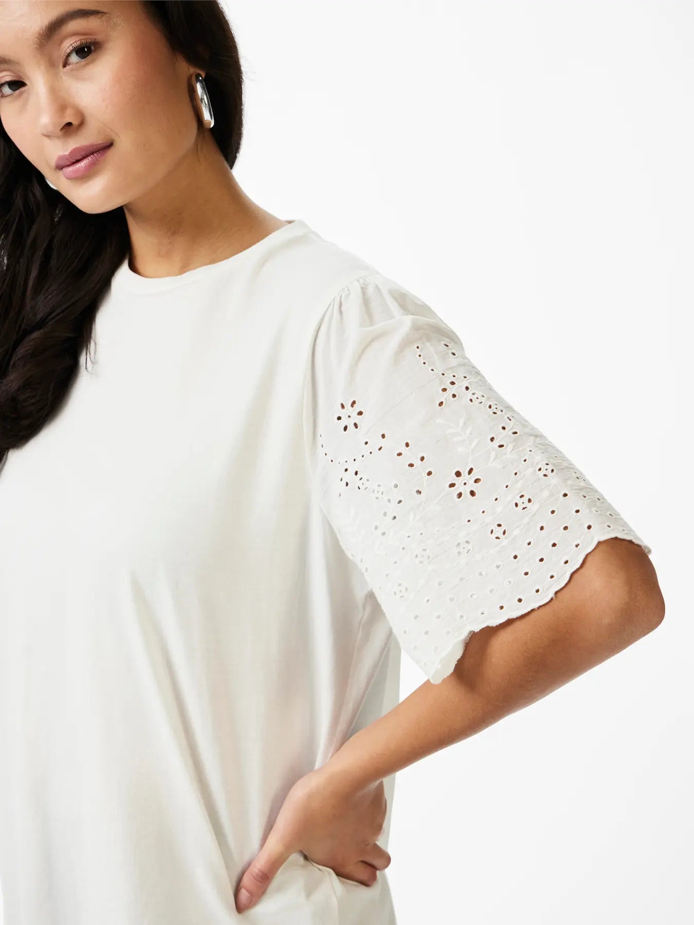 YAS Lex Shirt Star White