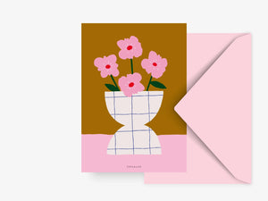 typealive Postkarte Flowervase No. 1