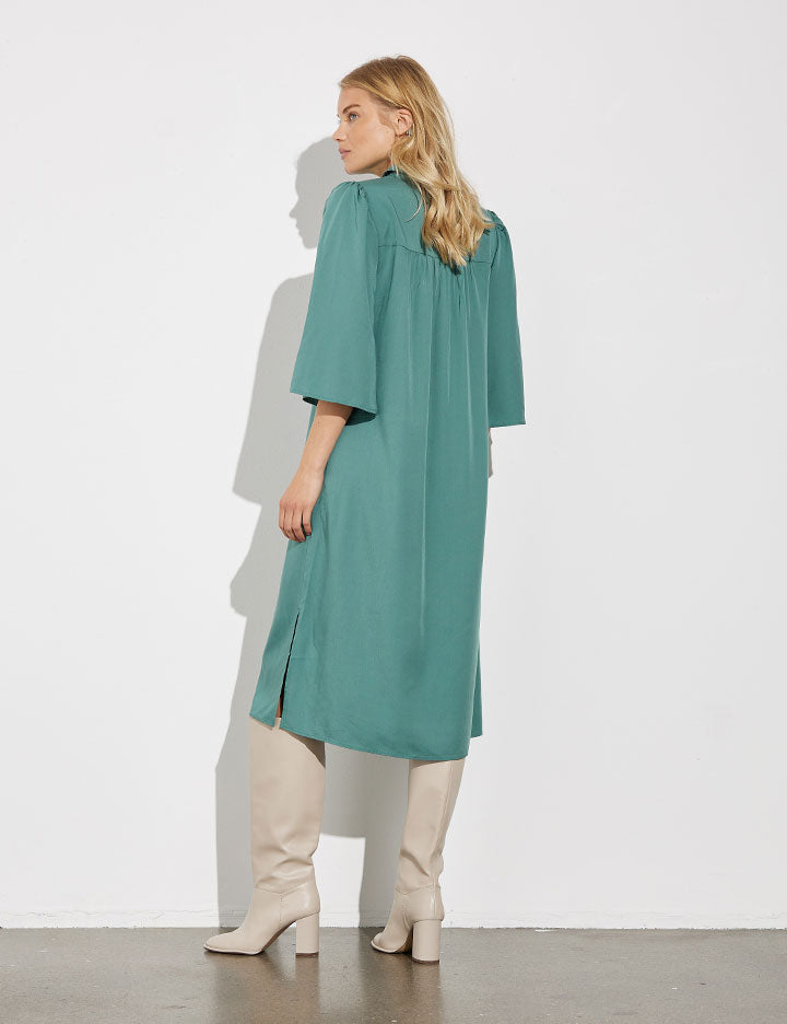 Mbym Akoto Dress Sea Pine