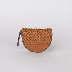 O my bag Laura Purse cognac woven classic leather