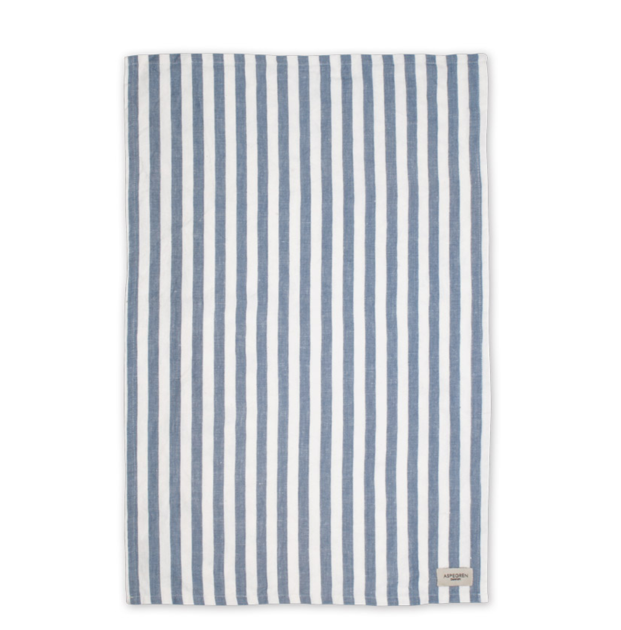 Aspegren Tea Towel Lines Off White / Denim