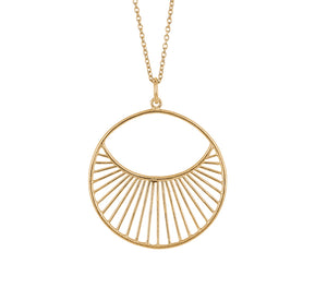 Pernille Corydon Daylight Necklace Short Gold Plated