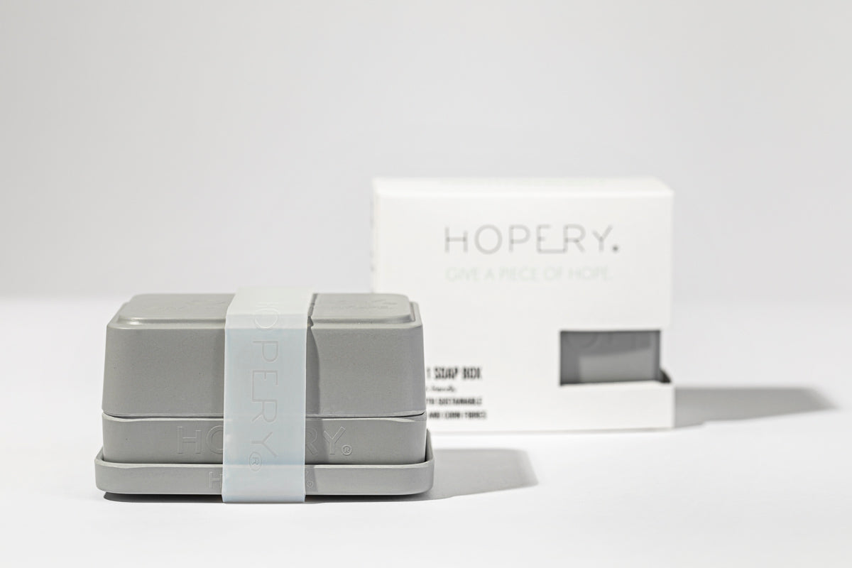 HOPERY 3 in 1 Soap Box Grey