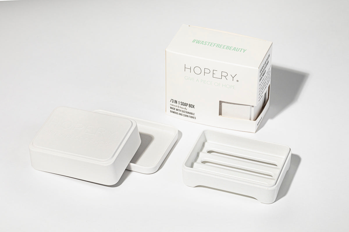 HOPERY 3 in 1 Soap Box White