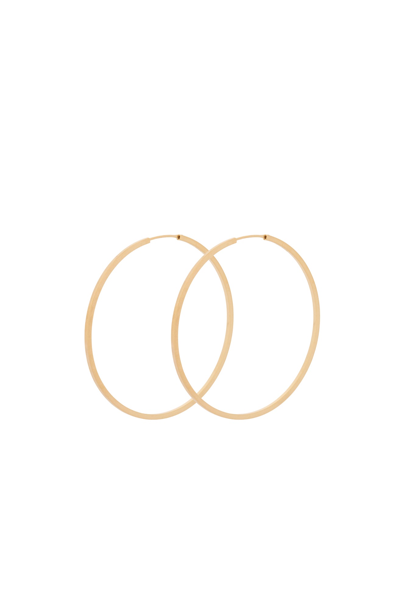 Pernille Corydon Orbit Hoops 50mm Gold Plated
