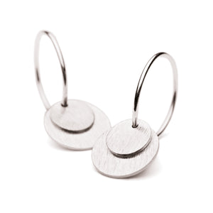Pernille Corydon Small Coin Earrings Silver