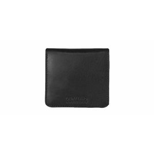 O MY BAG Alex Fold-Over Wallet Black Classic Leather