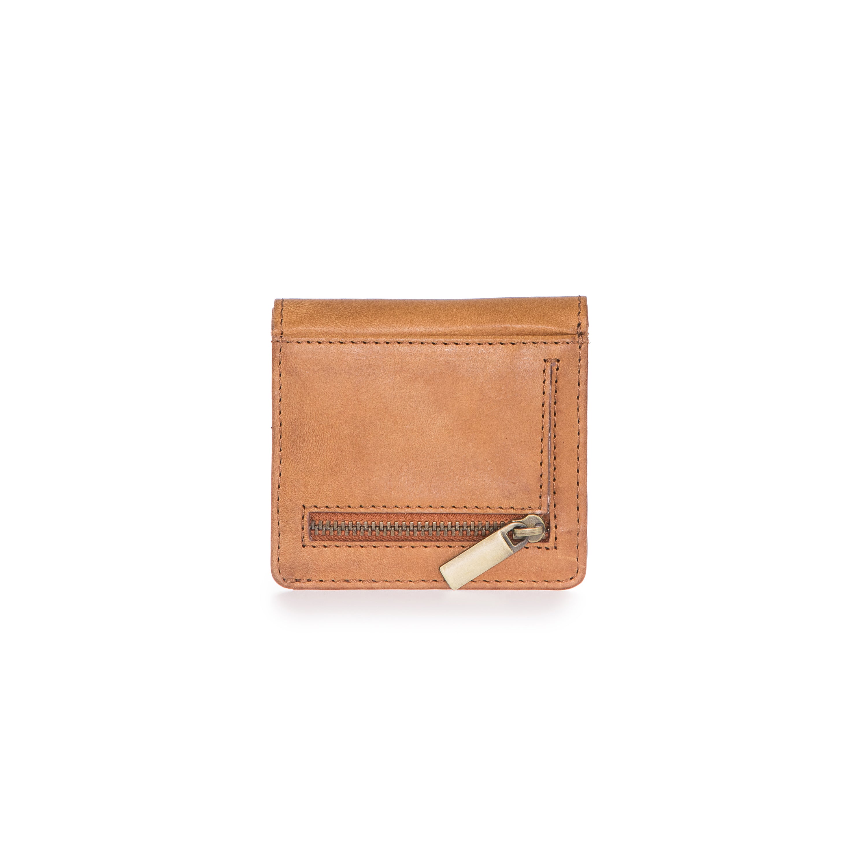 O MY BAG Alex Fold-Over Wallet Cognac Classic Leather