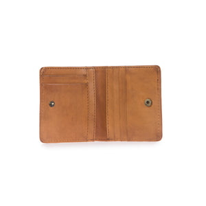 O MY BAG Alex Fold-Over Wallet Cognac Classic Leather