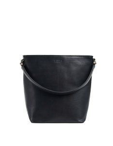 O MY BAG Bobbi Bucket Bag Maxi Black Classic Leather